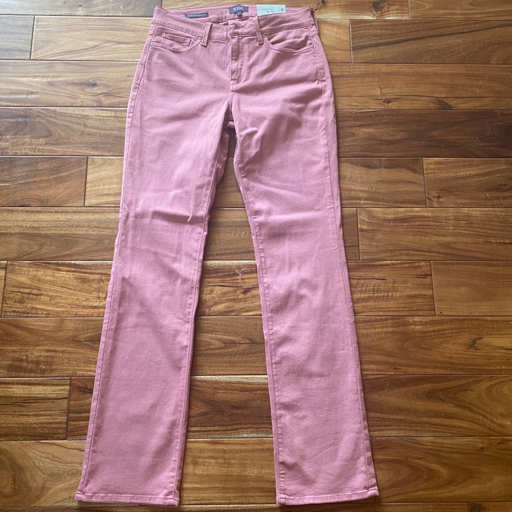 NYDJ Marilyn Straight stretch Jeans. NWT